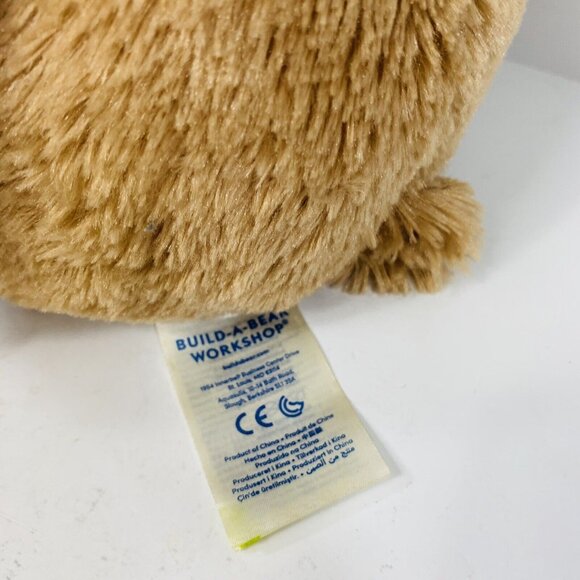 Build A Bear Birthday Teddy Happy Plush Tan Confetti Stuffed Animal Unisex Gift - Picture 8 of 12